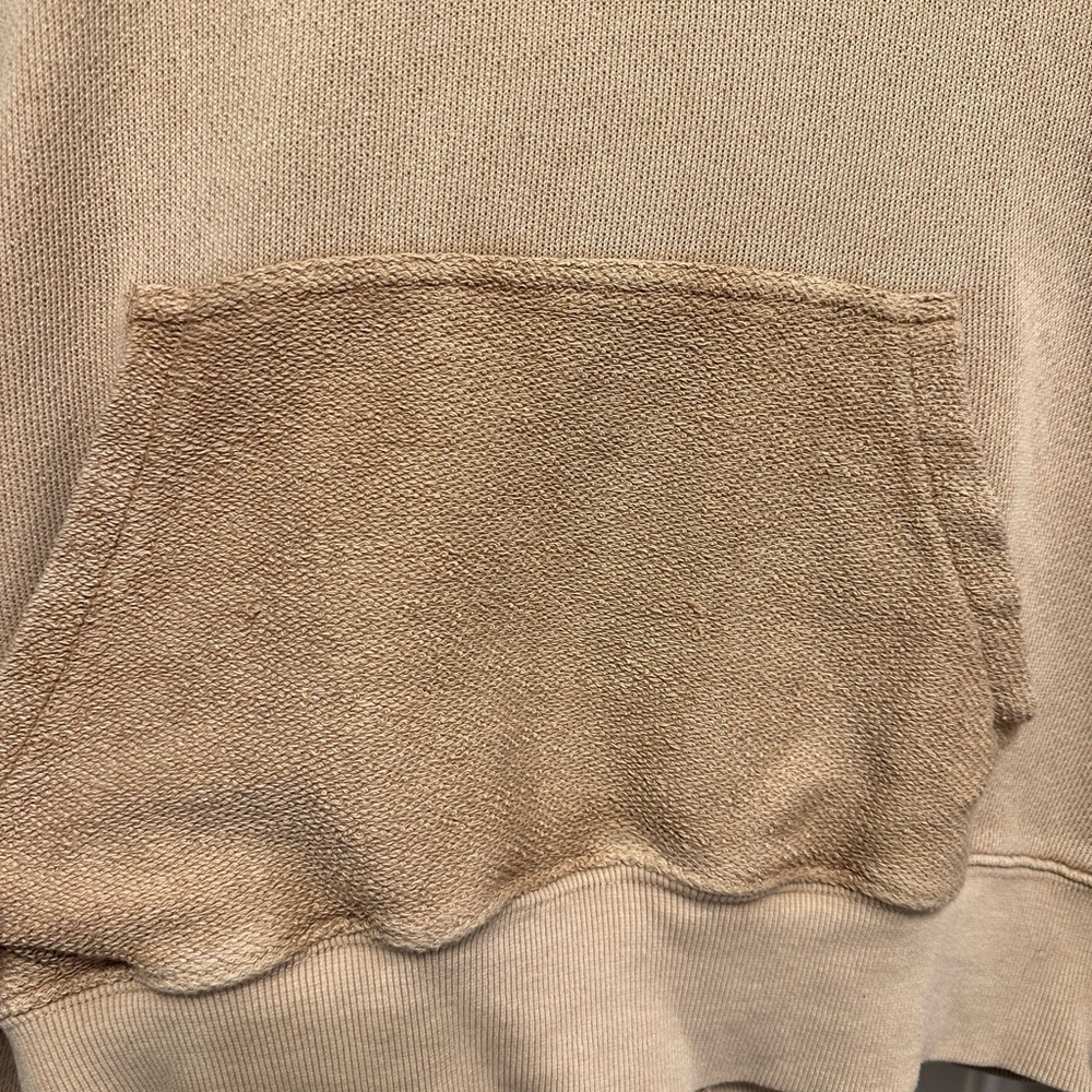 Free People Women's Tan/Dusty Peach Hoodie - Picture 3 of 6